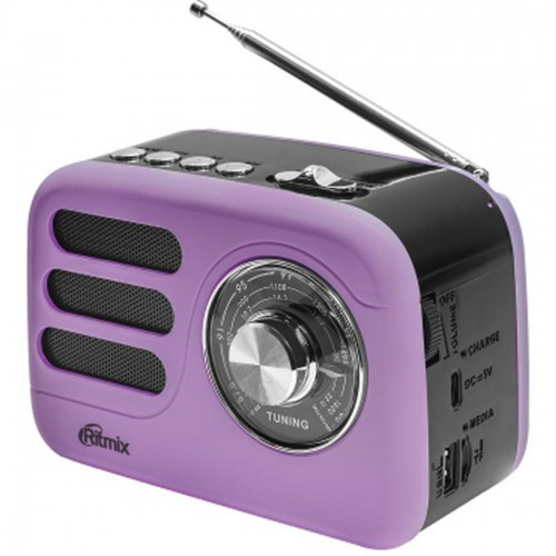 Радиоприемник Ritmix RPR-033 (лавандовый) 3