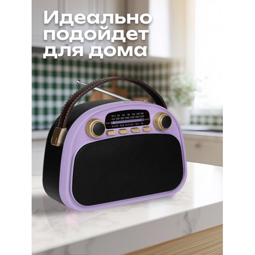 Радиоприемник Ritmix RPR-040 (лаванда) 3
