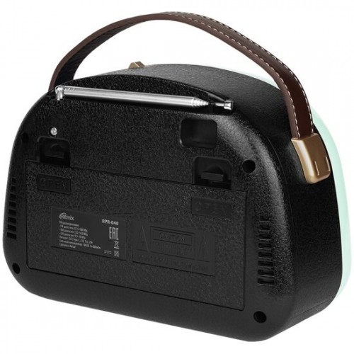 Радиоприемник Ritmix RPR-040 (мятный/черный) 1