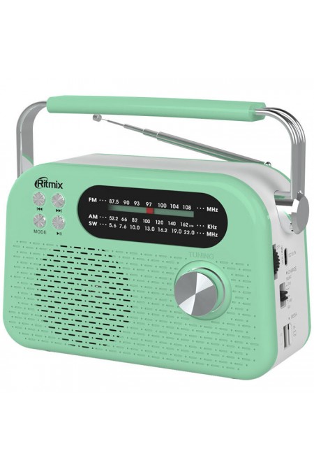 Радиоприемник Ritmix RPR-045 (мятный) 