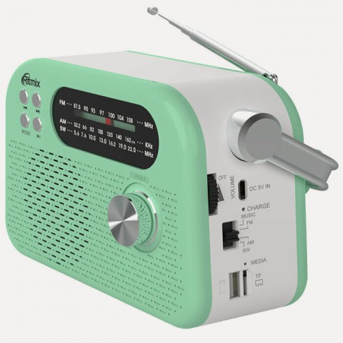 Радиоприемник Ritmix RPR-045 (мятный) 1