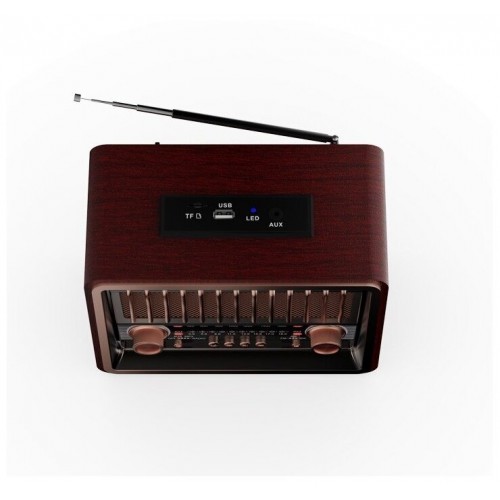 Радиоприемник Ritmix RPR-089 REDWOOD (красное дерево) 1