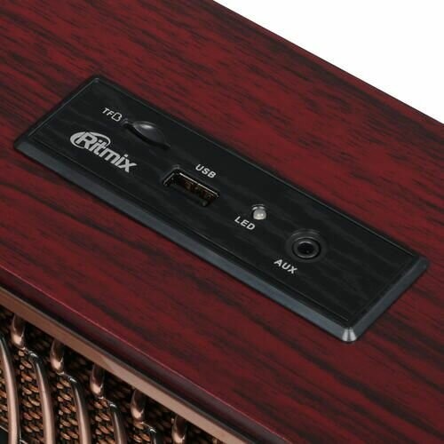 Радиоприемник Ritmix RPR-089 REDWOOD (красное дерево) 9