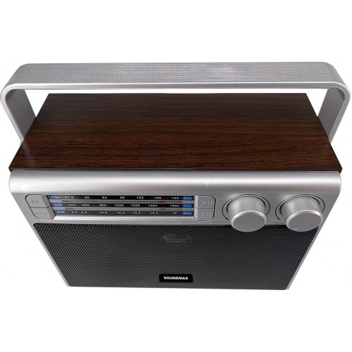 Радиоприемник Soundmax SM-RD2122UB (коричневый) 3