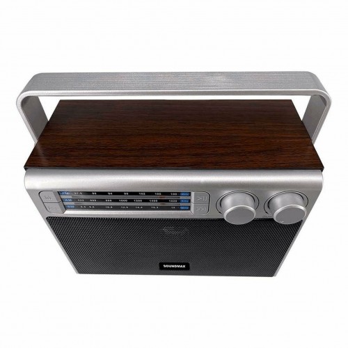 Радиоприемник Soundmax SM-RD2122UB (коричневый) 8
