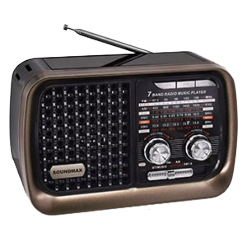 Радиоприемник Soudmax SM-RD2124UB (черный/серый) 