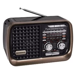 Радиоприемник Soundmax SM-RD2124UB (черный/серый)
