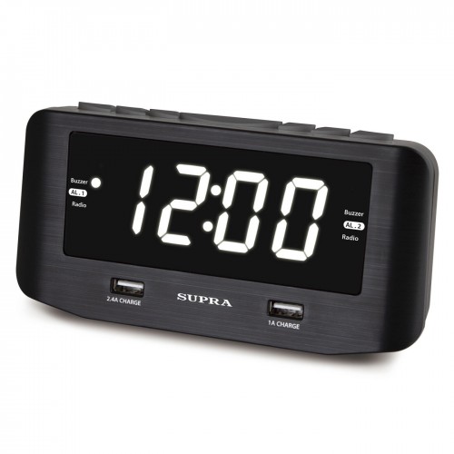 Радиоприемник Supra SRC-14U (черный) 