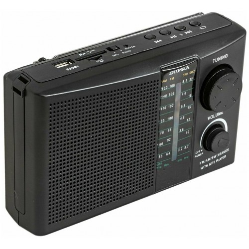 Радиоприемник Supra ST-19U (черный) 2