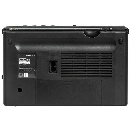 Радиоприемник Supra ST-19U (черный) 3