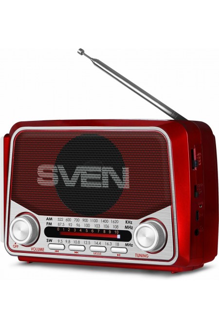 Радиоприемник SVEN SRP-150 (SV-022617) (красный) 