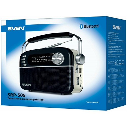 Радиоприемник SVEN SRP-505 (черный/белый) 5