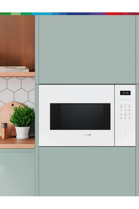 Микроволновая печь встраиваемая Bosch BEL554MW2 (белый) 9