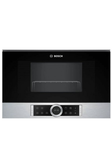 Микроволновая печь встраиваемая BOSCH BEL634GS1M (черный/нержавеющая сталь) 