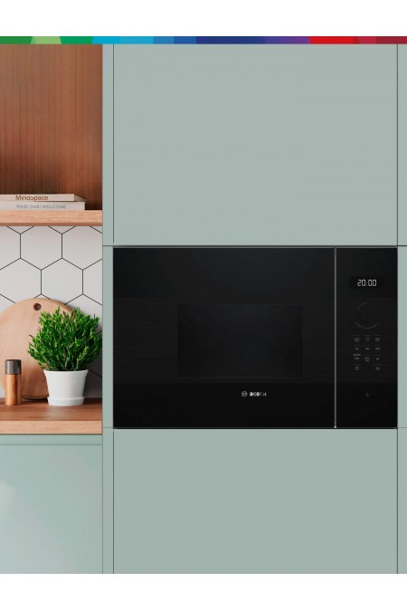 Микроволновая печь встраиваемая Bosch BFL524MB2 (черный) 8