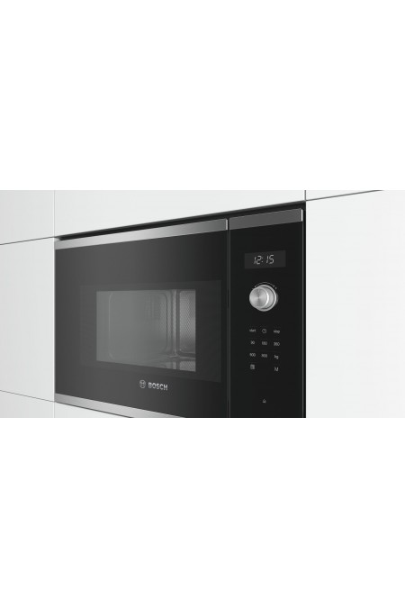 Микроволновая печь встраиваемая Bosch BFL524MS0 (черный) 2