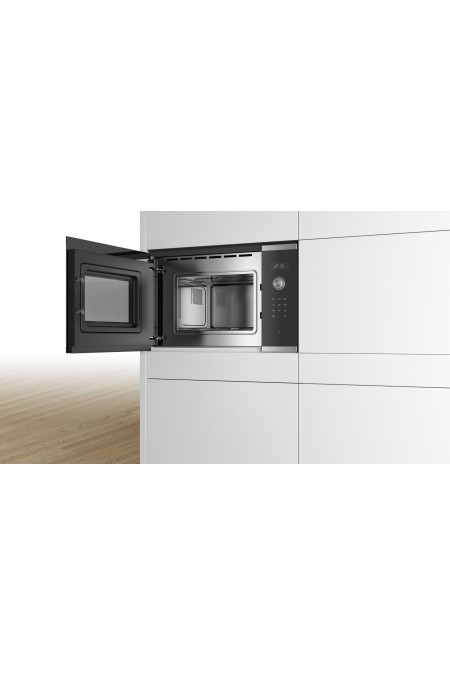 Микроволновая печь встраиваемая Bosch BFL524MS0 (черный) 4