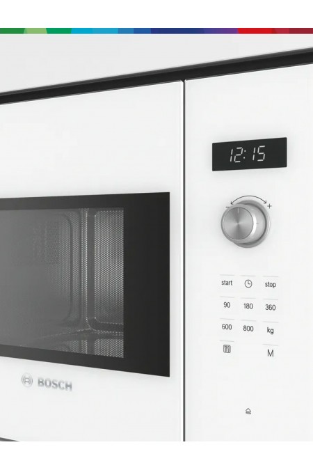 Микроволновая печь встраиваемая Bosch BFL524MW0 (белый) 3