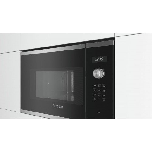 Микроволновая печь встраиваемая Bosch BFL554MS0 (черный) 4