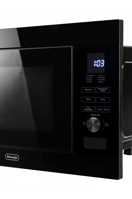 Микроволновая печь встраиваемая Delonghi DMO 20NB LORENZO (черный) 7