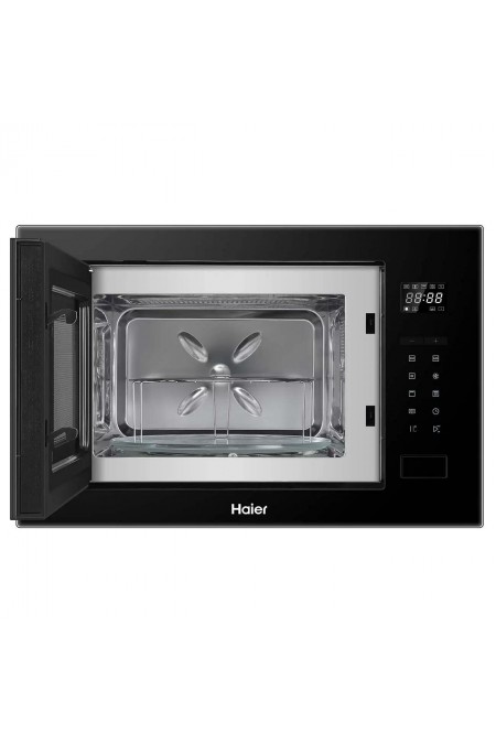 Микроволновая печь встраиваемая Haier HMX-BTG259X (черный/нержавеющая сталь) 6