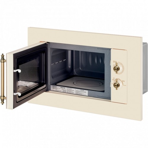 Микроволновая печь встраиваемая HIBERG i-VM 6501 YR (бежевый) 9