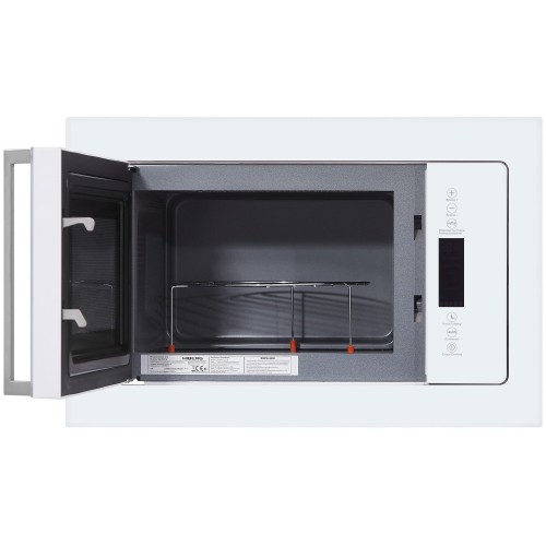 Микроволновая печь встраиваемая HIBERG VM 8505 W (белое стекло) 3