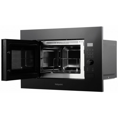 Микроволновая печь встраиваемая Hotpoint-Ariston MF20G BL H (черный) 4