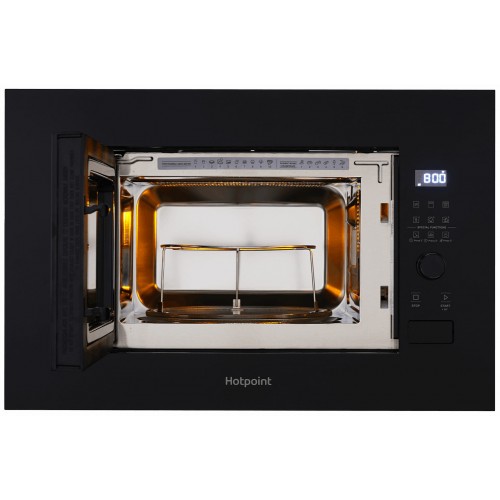 Микроволновая печь встраиваемая Hotpoint-Ariston MF20G BL H (черный) 7
