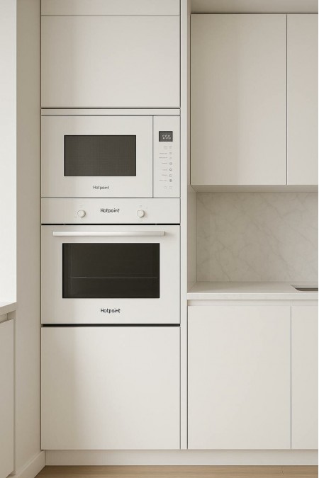 Микроволновая печь встраиваемая Hotpoint-Ariston MF25G WH H (белый) 2