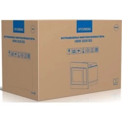 Микроволновая печь встраиваемая Hyundai HBW 2030 BG (черный)