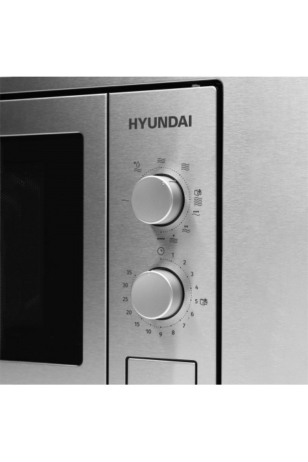 Микроволновая печь встраиваемая Hyundai HBW 2030 IX (нержавеющая сталь) 2