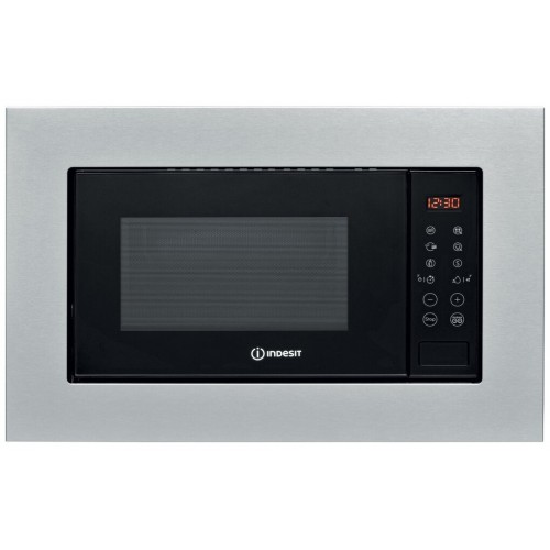 Микроволновая печь встраиваемая Indesit MWI 120 GX (серебристый/черный) 