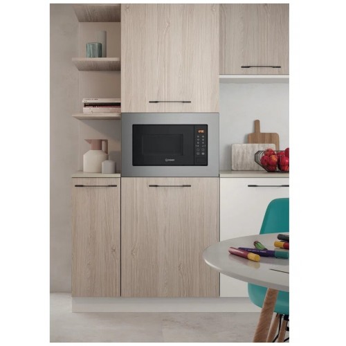 Микроволновая печь встраиваемая Indesit MWI 120 GX (серебристый/черный) 6