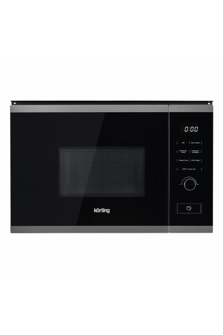 Микроволновая печь встраиваемая Korting KMI 820 GNBX (черный/нержавеющая сталь) 