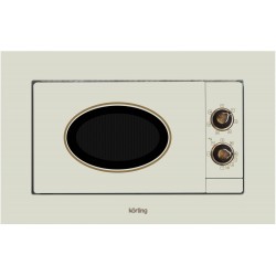 Микроволновая печь встраиваемая Korting KMI 820 RB (слоновая кость/бронзовые регуляторы)