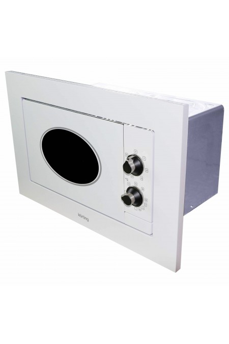 Микроволновая печь встраиваемая Korting KMI 820 RSI (белый/серебряные регуляторы) 1