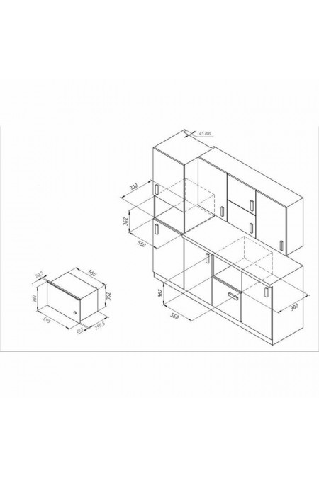 Микроволновая печь встраиваемая Kuppersberg HMW 620 B (черный) 8