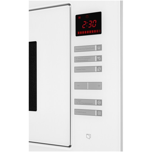 Микроволновая печь встраиваемая Kuppersberg HMW 645 W (белое стекло) 3