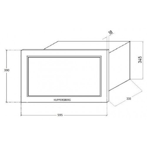 Микроволновая печь встраиваемая Kuppersberg HMW 650 B (черный) 9