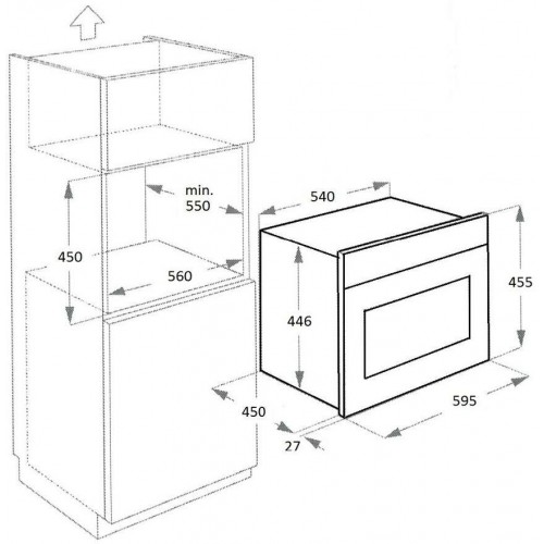 Микроволновая печь встраиваемая Kuppersberg RMW 969 ANX (антрацит) 7