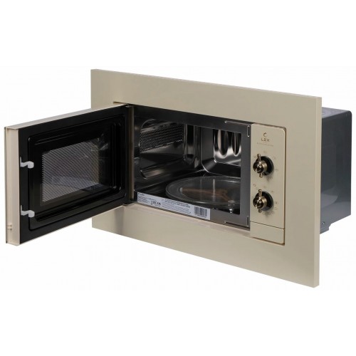 Микроволновая печь встраиваемая Lex BIMO 20.04 IV (слоновая кость) 9