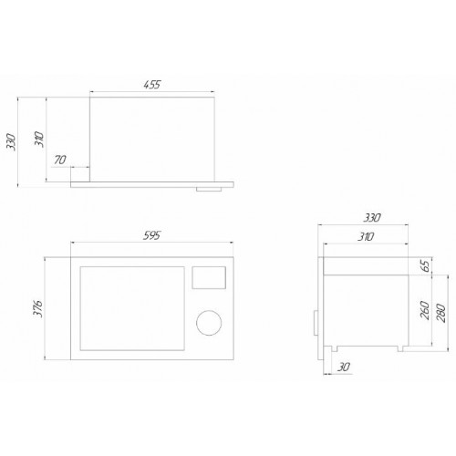 Микроволновая печь встраиваемая MAUNFELD JBMO.20.5ERBG (черный) 2
