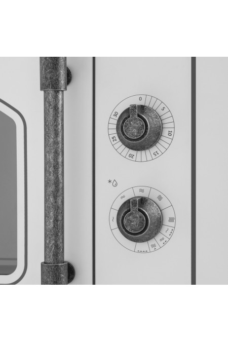 Микроволновая печь встраиваемая MAUNFELD JBMO.20.5ERWAS (белый/состаренное серебро) 7