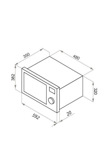 Микроволновая печь встраиваемая MAUNFELD XBMO202S (серебристый) 7