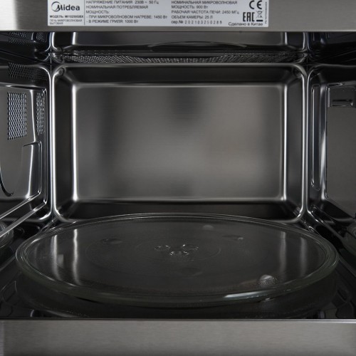 Микроволновая печь встраиваемая Midea MI10250GBX (нержавеющая сталь/черный) 9