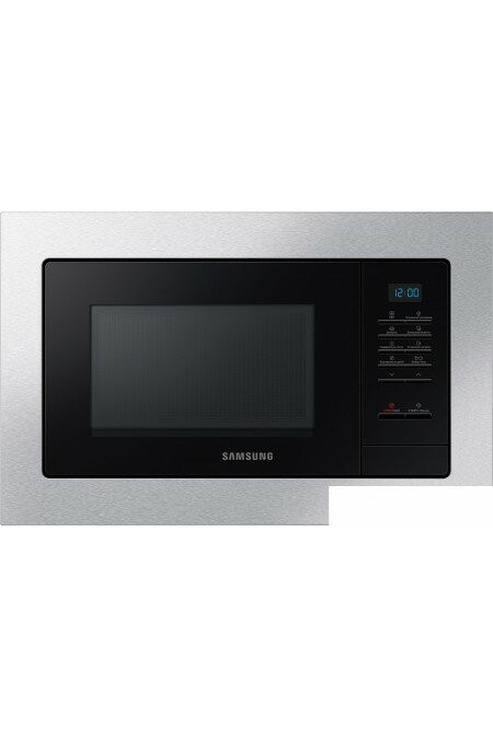 Микроволновая печь встраиваемая Samsung MS23A7013AT/BW (черный/нержавеющая сталь) 