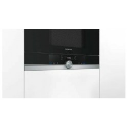 Микроволновая печь встраиваемая SIEMENS BE634LGS1M iQ700 (черный/нержавеющая сталь)