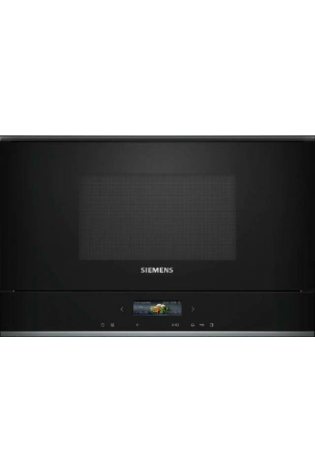 Микроволновая печь встраиваемая Siemens BF722L1B1 (черный) 