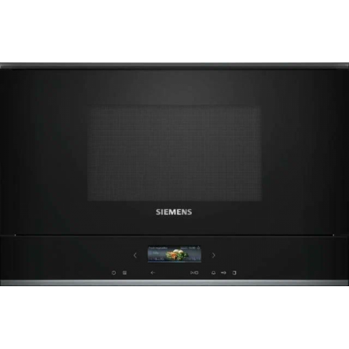 Микроволновая печь встраиваемая Siemens BF722L1B1 (черный) 